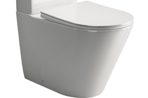 Чаша для унитаза-компакта Ceramica Nova Highlight Rimless c сиденьем-крышкой CN1802-B