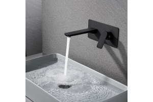 Смеситель для раковины встраиваемый Black&White Universell черный матовый - 3