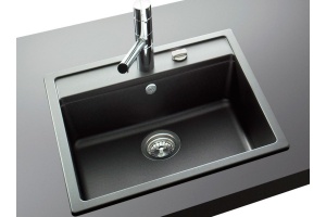 Мойка кухонная Schock Nemo 60 (N-100) оникс - 2