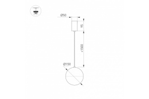 Подвесной светодиодный светильник Arlight SP-Emisfero-R150-11W Day4000 035949 - 3