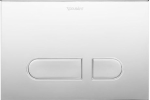 Кнопка смыва Duravit DuraSystem WD5001021000 глянцевый хром