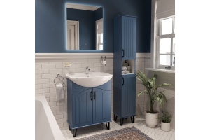 Мебель для ванной DIWO Сочи 65 синяя - 2
