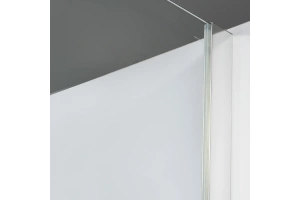 Душевой уголок Wasserkraft Vils 100x80 профиль хром стекло прозрачное - 3