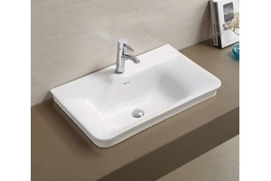 Раковина встраиваемая CeramaLux N 81 см белый (NYJ851-80) - 2