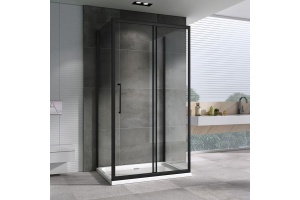 Душевой уголок Abber Schwarzer Diamant 170х80 черный (AG30170BH-S80B-S80B) - 2