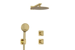 A7651.303.183.208.280.197.207  Встраиваемый комплект для душа с верхней душевой насадкой и лейкой