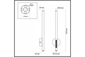 Бра Odeon Light Mali 6644/10WL - 3