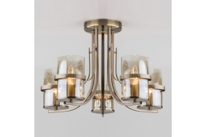 Потолочная люстра Eurosvet Coppa 60085/5 античная бронза