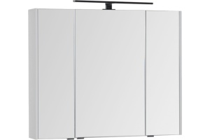 Зеркало-шкаф Aquanet Латина 90 белый