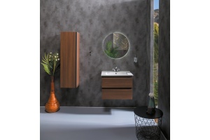 Тумба с раковиной Armadi Art Capolda 65 dark wood - 2