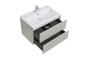 Тумба под раковину Aquaton Сохо 75 серый - 3