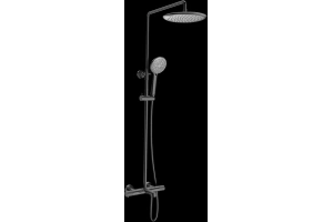 Душевая стойка Vincea Desire вороненая сталь