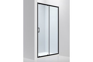 Душевая дверь в нишу ABBER Zart 90 профиль черный (AG08090B) - 3