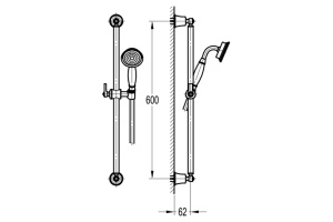 Swedbe Terracotta Art Душевой комплект 2533 - 2