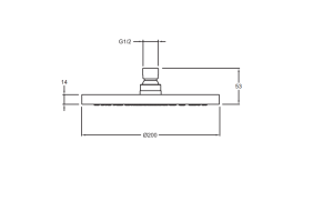 Верхний душ Jacob Delafon July E21760-CP - 2