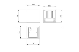 Накладной светильник Maytoni Fulton O572WL-L20GR3K - 2
