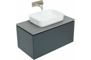 Тумба под раковину Allen Brau Infinity 85 черный матовый