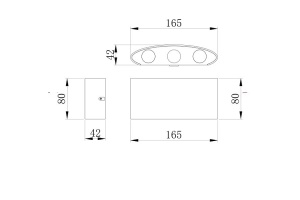 Настенный светильник Maytoni Outdoor O417WL-L6W3K - 3