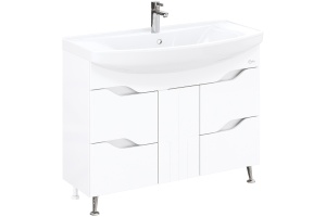 Тумба с раковиной Onika Веронелла 105 белый 