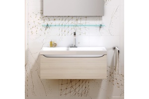 Тумба с раковиной Aqwella 5 stars Верона 100 акация