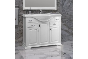 Тумба с раковиной Opadiris Риспекто 100 белая матовая