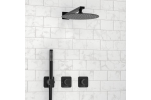 A5251.299.219.258.302.242.217  Встраиваемый комплект для душа с верхней душевой насадкой и лейкой - 2