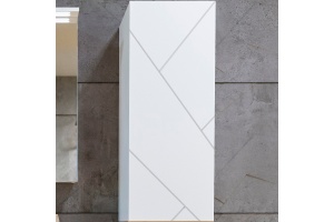 Шкаф-пенал Бриклаер Кристалл 90 белый (4627125416026)