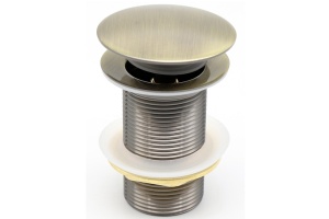 Донный клапан для раковины Ceramalux бронза (RD008)