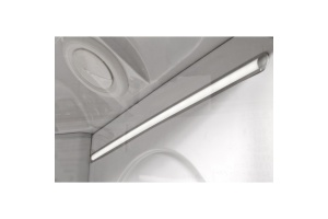 Душевая кабина L 90х90 с гидромассажем, крышей и электрикой (L609LED+GM) - 3