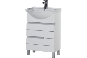 Мебель для ванной Aquanet Доминика 60 белая - 3