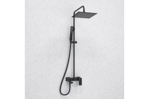 Душевая система WasserKraft 25 черный матовый - 2