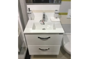 Тумба с раковиной Jacob Delafon Ola 60 белый лак - 3