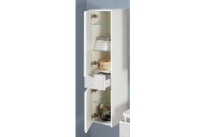 Шкаф-пенал Roca Ronda L, белый, бетон - 3