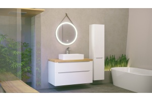 Шкаф-пенал STWORKI Берген 150 белый - 3