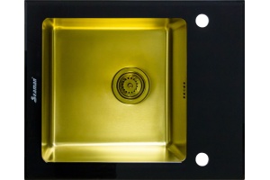 Мойка кухонная Seaman Eco Glass SMG-610B-Gold.B