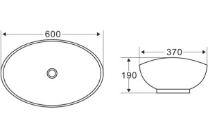 Раковина BelBagno BB1087 - 3