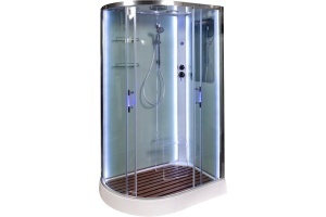 Душевая кабина DETO A102RLEDKN с средним поддоном - 3