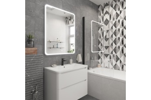 Шторка на ванну STWORKI Стокгольм GV-861 MT 60х150 см, профиль черный матовый - 3