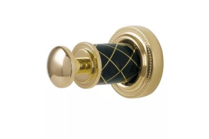 Крючок Boheme Murano золото с черным