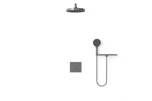 Душевой комплект Vincea Inspire с термостатом темный хром - 2