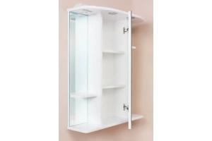 Зеркало-шкаф Onika Лилия 65 R с подсветкой, белый (206511) - 3