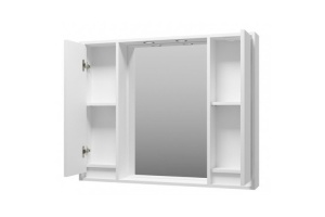 Зеркало-шкаф Brevita Balaton 100 белый (BAL-04100-01-011) - 2
