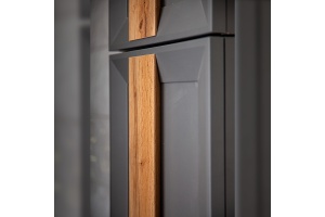 Шкаф Бриклаер Берлин 90 серый оникс (4627125416170) - 3