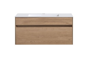 Тумба под раковину Vincea Luka 100 1 ящик светлое дерево