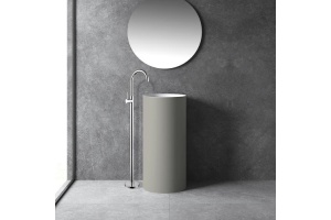 Смеситель для ванны напольный Abber Wasser Kreis хром (AF8141) - 2