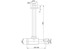 Сифон для раковины Vincea 30 хром - 2