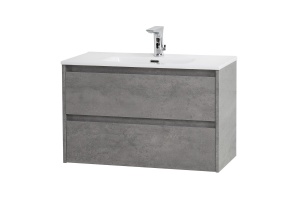 Тумба с раковиной BelBagno Kraft 39 80 серый - 3