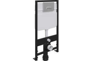 Комплект Унитаз подвесной STWORKI Дублин SETK3504-0605 с микролифтом + Система инсталляции для унитазов EWRIKA ProLT 0026-2020 с кнопкой смыва 0051 хром - 2