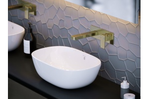 Смеситель Timo Selene 2071/17SM золото, для раковины - 2