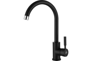 Смеситель для кухни Paulmark Holstein черный матовый - 2